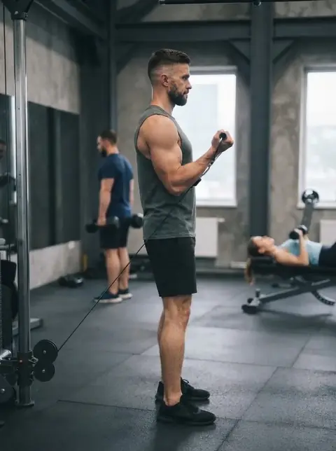 Bayesian Cable Curl, exercise photo